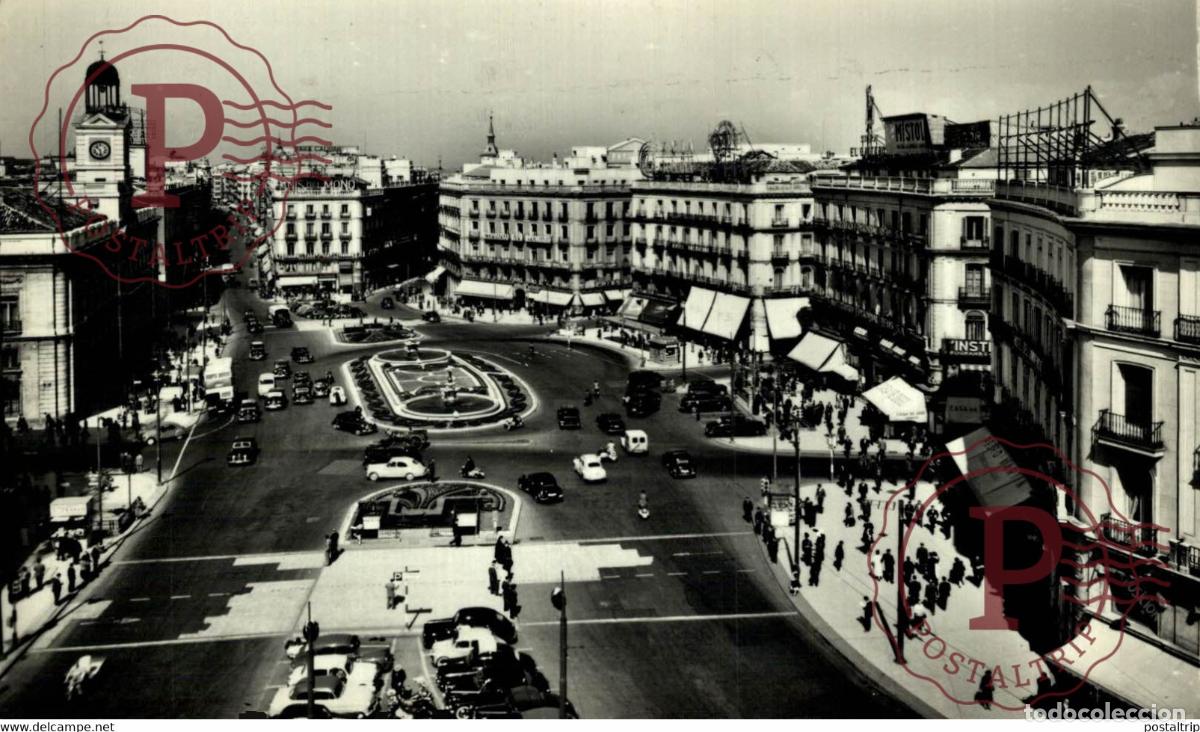 Postais: MADRID. PUERTA DEL SOL