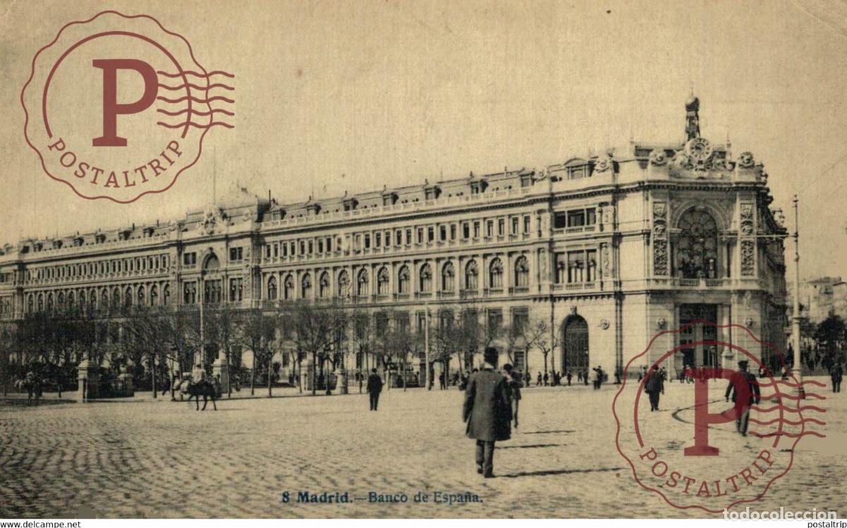 Postais: MADRID. BANCO DE ESPA&Ntilde;A