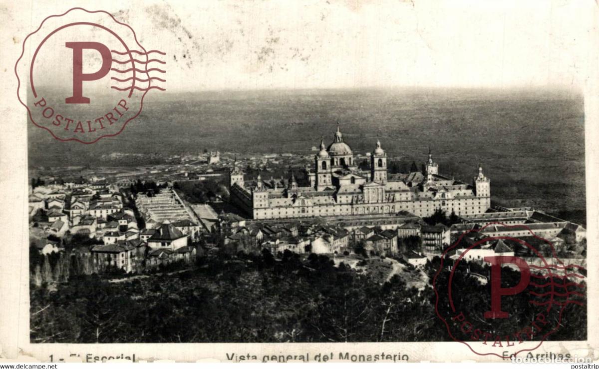 Postales: MADRID. EL ESCORIAL VISTA GENERAL DEL MONASTERIO