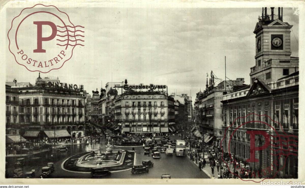 Postkarten: MADRID. PUERTA DEL SOL