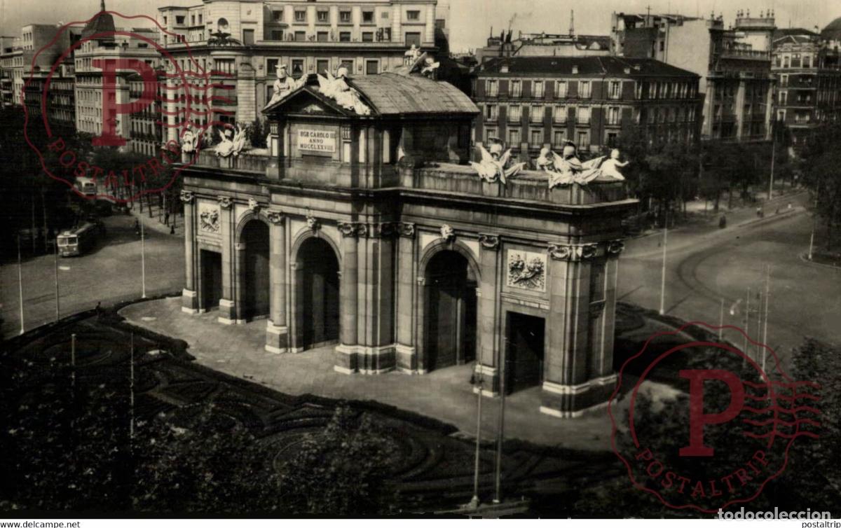 Postkarten: MADRID. PUERTA DE ALCALA