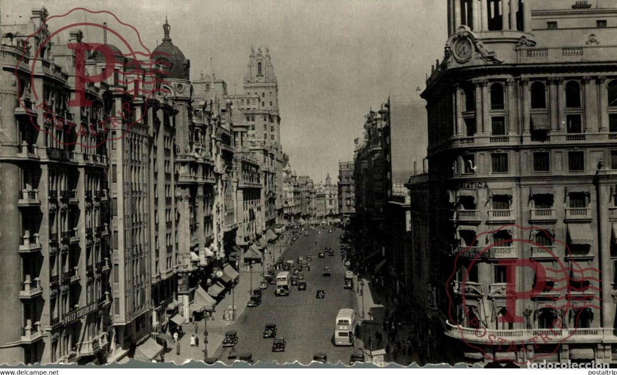 Postkarten: MADRID. AVENIDA DE JOSE ANTONIO