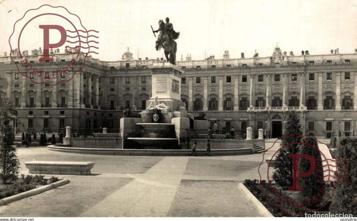 Postales: MADRID. PLAZA DE ORIENTE MONUMENTO A FELIPE IV