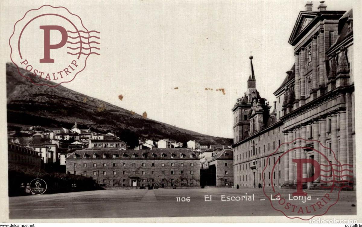 Postales: MADRID. EL ESCORIAL LA LONJA