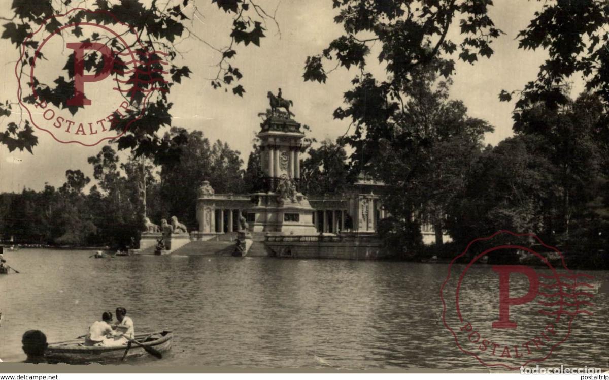 Postales: MADRID. ESTANQUE DEL RETIRO