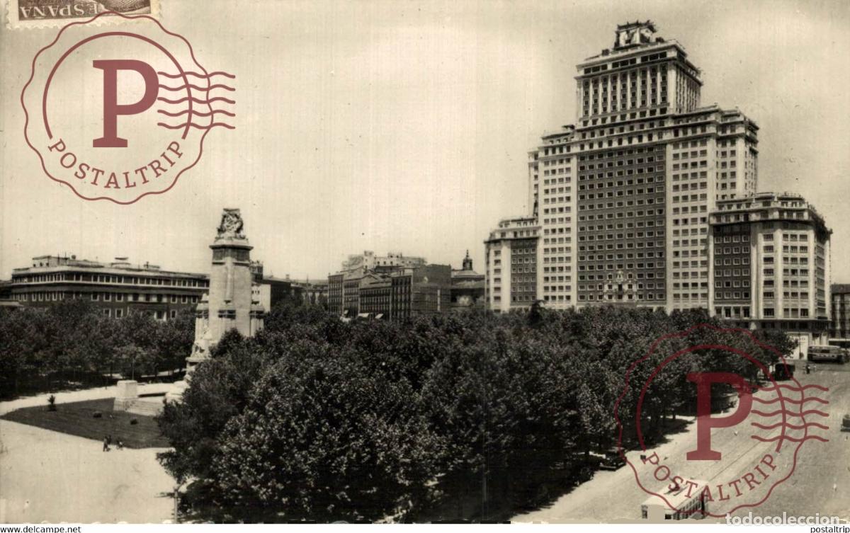 Postales: MADRID. PLAZA DE ESPA&Ntilde;A