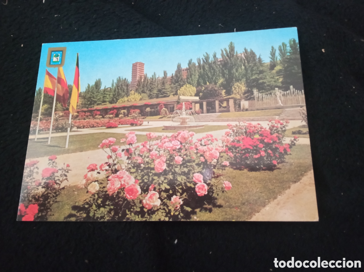 Postales: Antigua postal fotogr&aacute;fica, Madrid, Parque del Oeste, Rosaleda