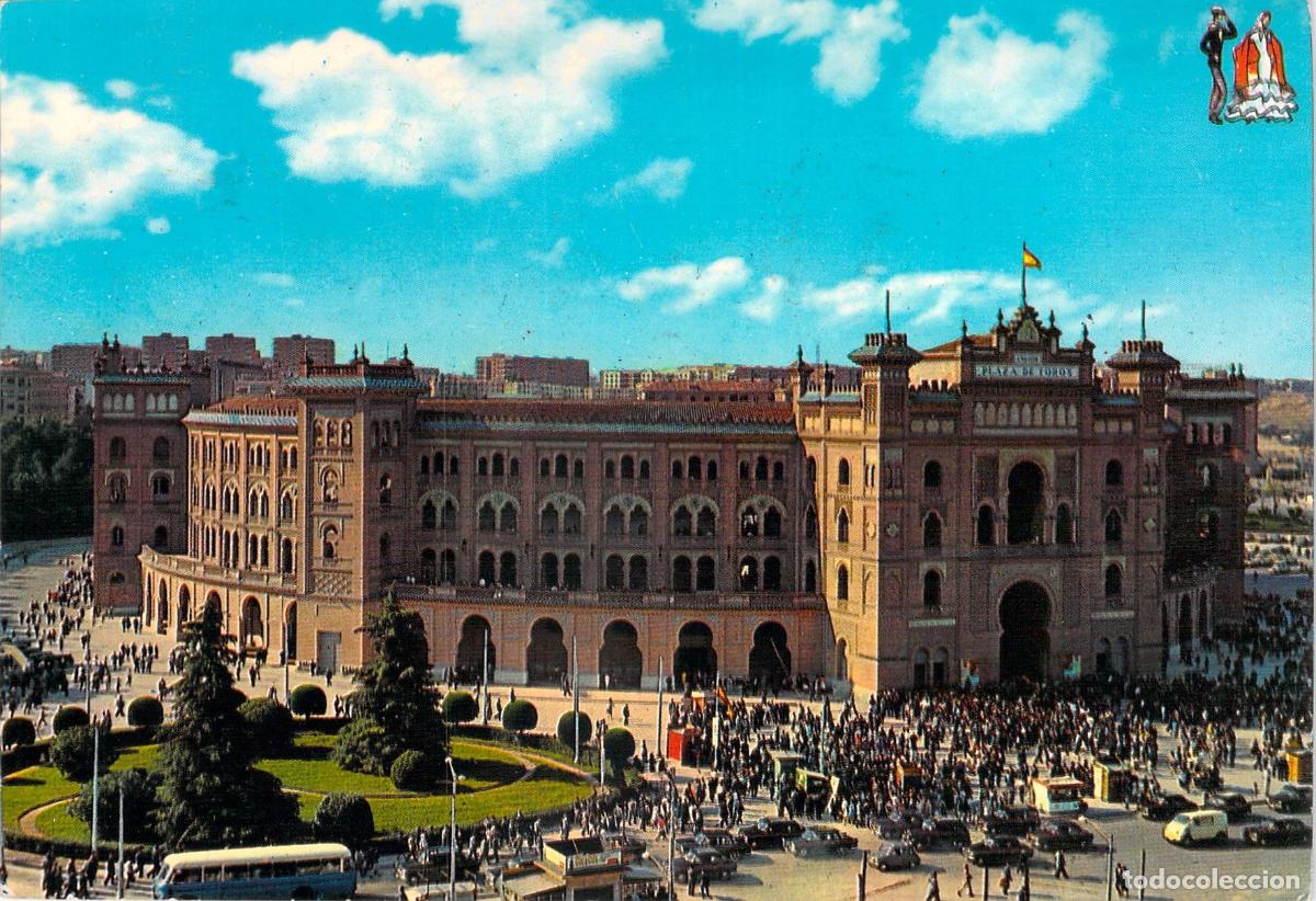 Postales: Postal de la Plaza de Toros de Las Ventas en Madrid