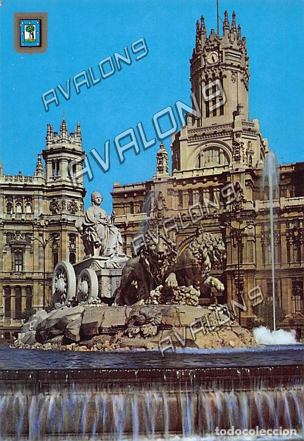 Postales: La Cibeles y Palacio de Comunicaciones (Madrid) - Escrita - 1987