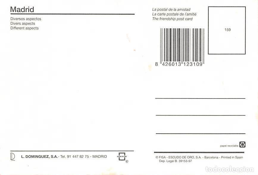 Postales: Diversos aspectos (Madrid) - Sin Circular - 1997 - Foto 3