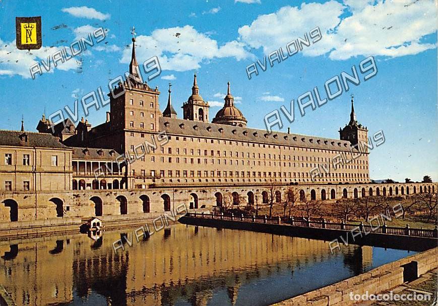 Postales: Monasterio El Escorial (Madrid) - Circulada con sello - 1976