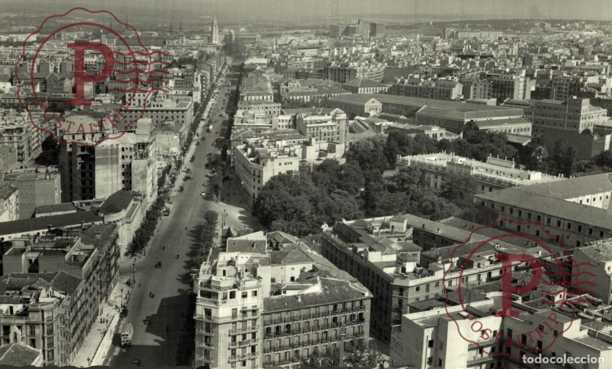 Postkarten: MADRID. PANORAMICA DE LA CALLE DE LA PRINCESA.