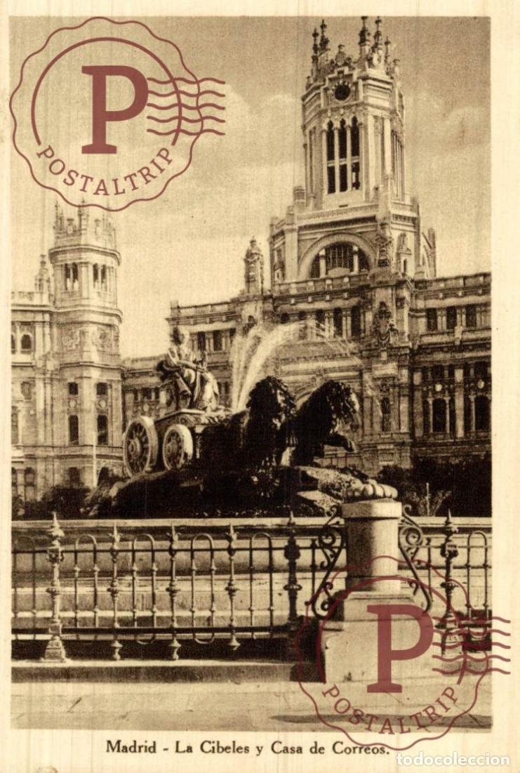 Postkarten: MADRID. LA CIBELES Y CASA DE CORREOS.