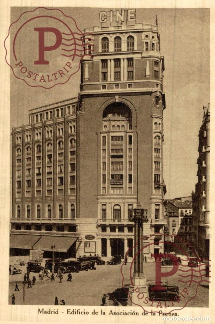Postales: MADRID. EDIFICIO DE LA ASOCIACION DE LA PRENSA.