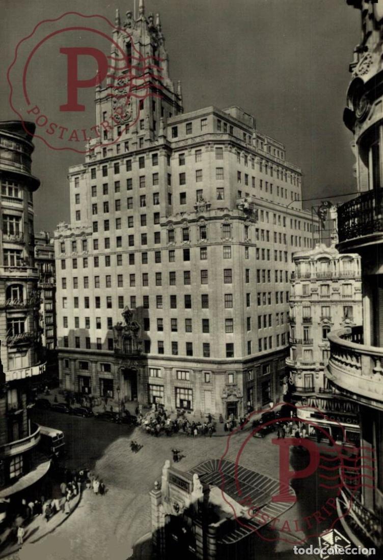 Postales: MADRID. LA TELEFONICA