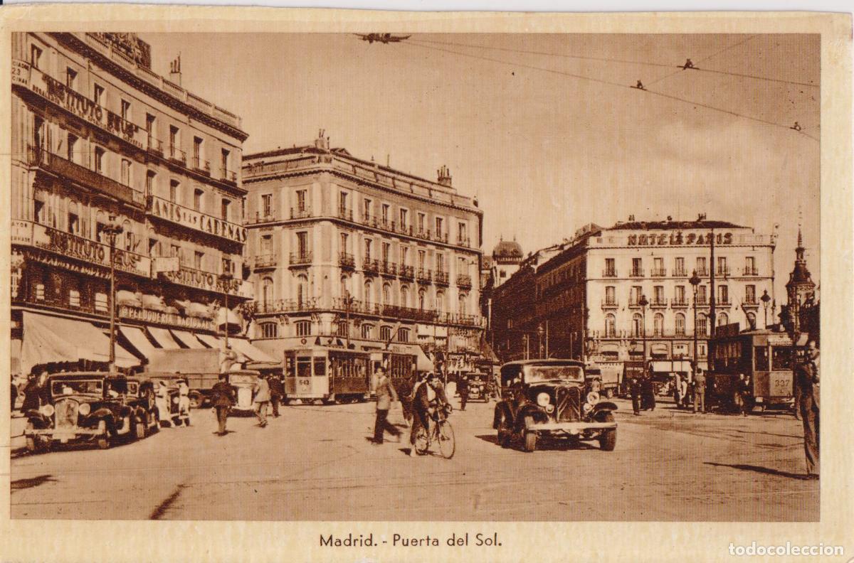 Postales: MADRID, PUERTA DEL SOL - HELIOGRAFICA ESPA&Ntilde;OLA - S/C