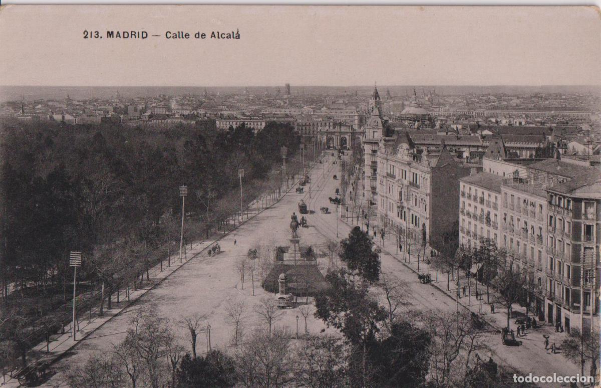 Postales: MADRID, CALLE DE ALCAL&Agrave; - ED.TG N&ordm;213 - S/C