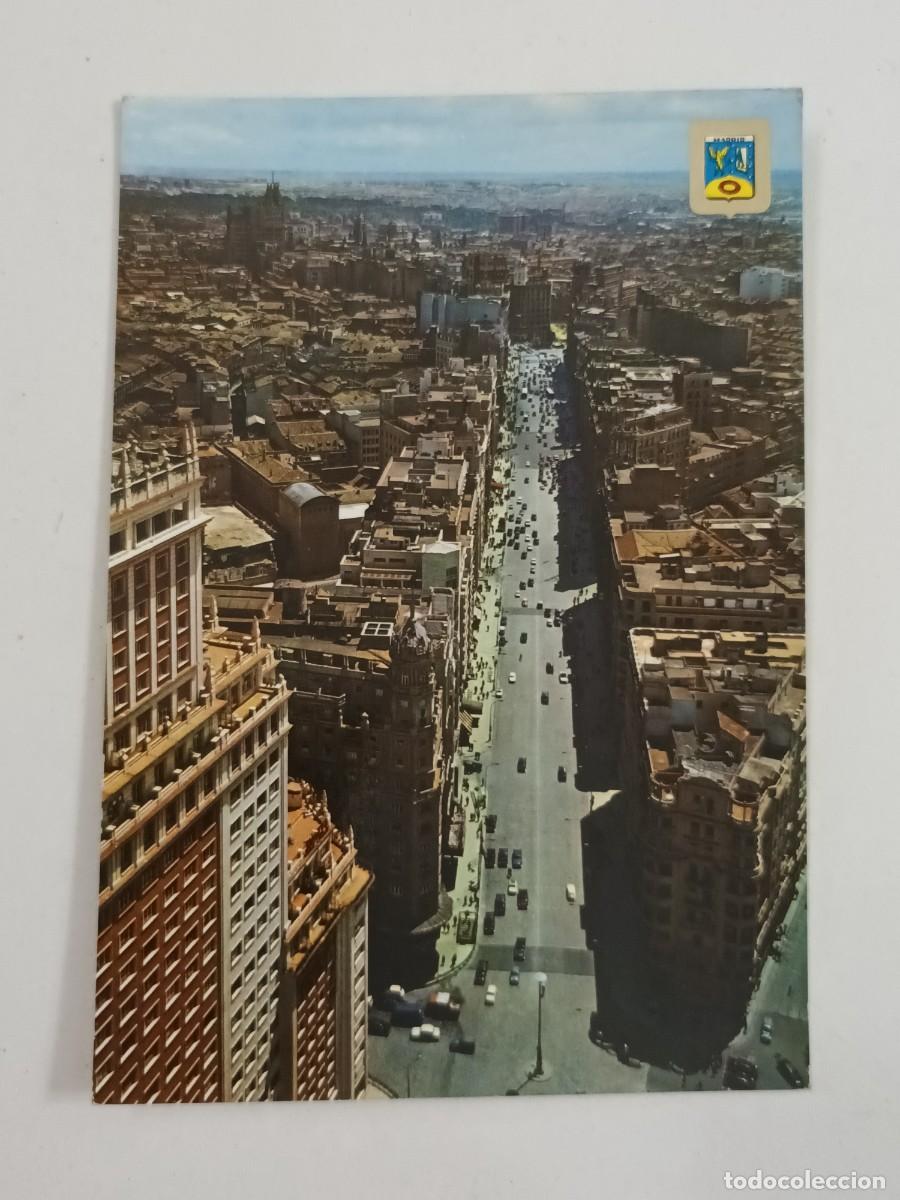 Postales: MADRID. VISTA PANORAMICA DE LA AVENIDA DE JOS&Eacute; ANTONIO (1967) - ESCUDO DE ORO - FRANQUEO