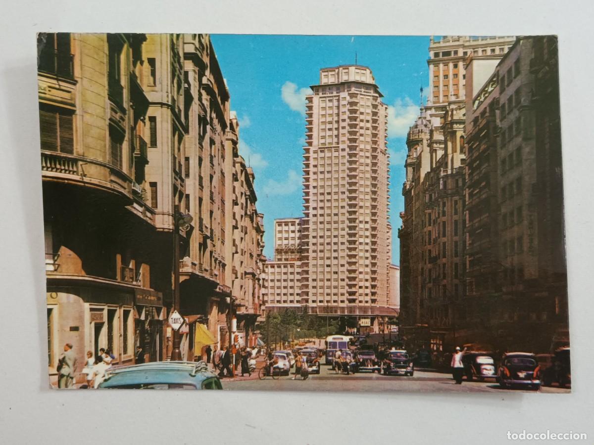 Postales: MADRID. AVENIDA DE JOSE ANTONIO (1960) - FRANQUEO