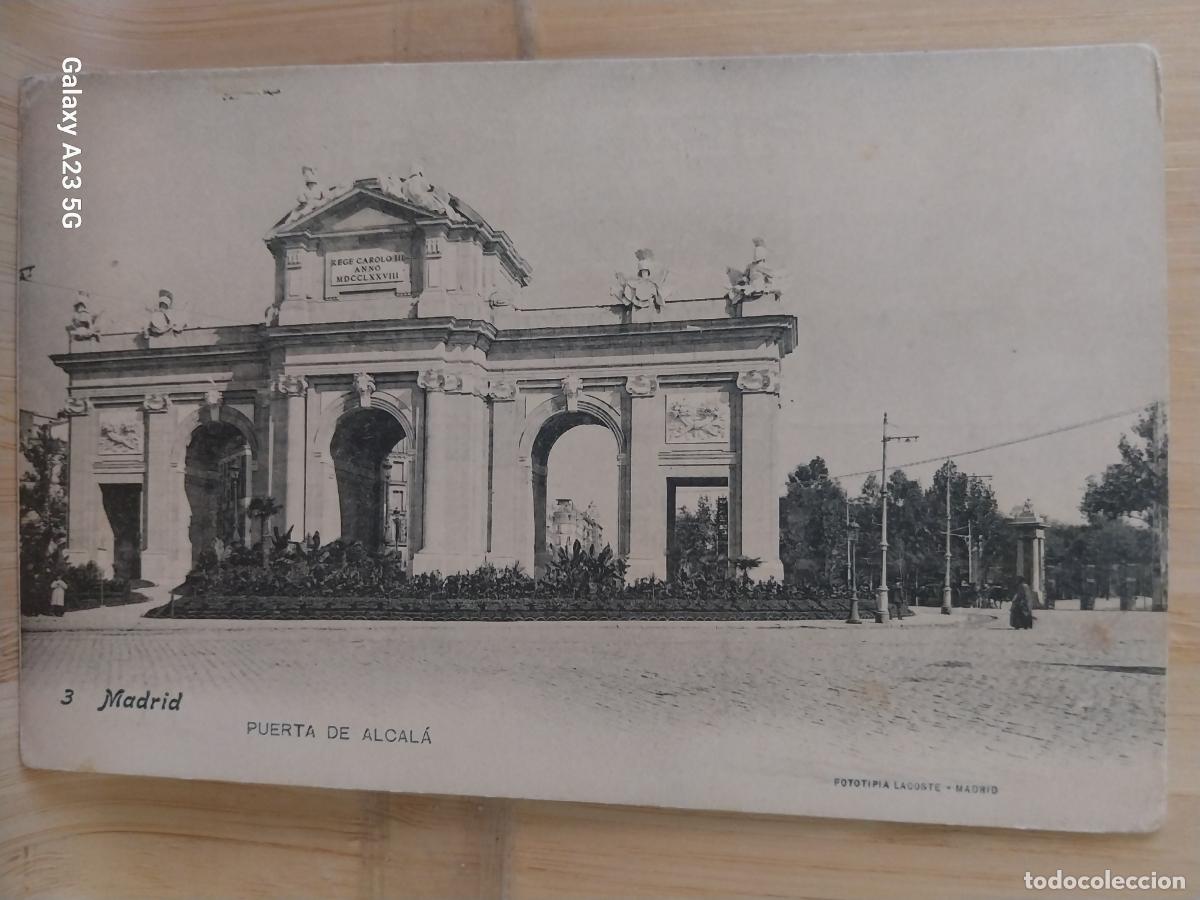 Postales: PUERTA DE ALCALA MADRID ED LACOSTE 3 SIN DIVIDIR ANIMADA