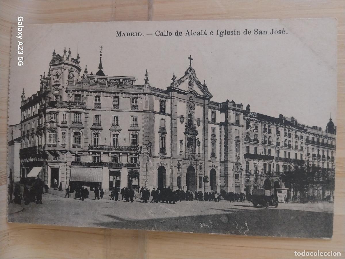Postales: CALLE DE ALCALA IGLESIA SAN JOSE MADRID ED FOTOTIPIA ROIG