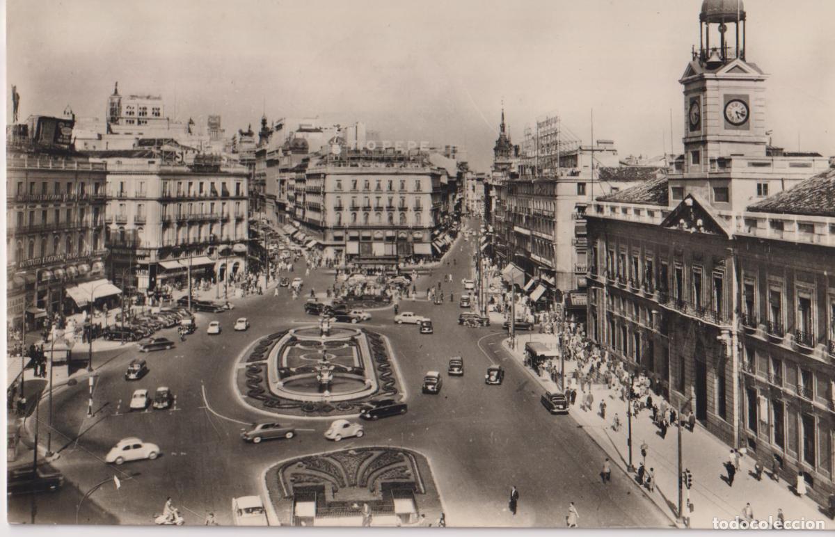 Postales: MADRID, PUERTA DEL SOL - HELIOTIPIA ART&Iacute;STICA ESPA&Ntilde;OLA N&ordm;11 - CIRCULADA