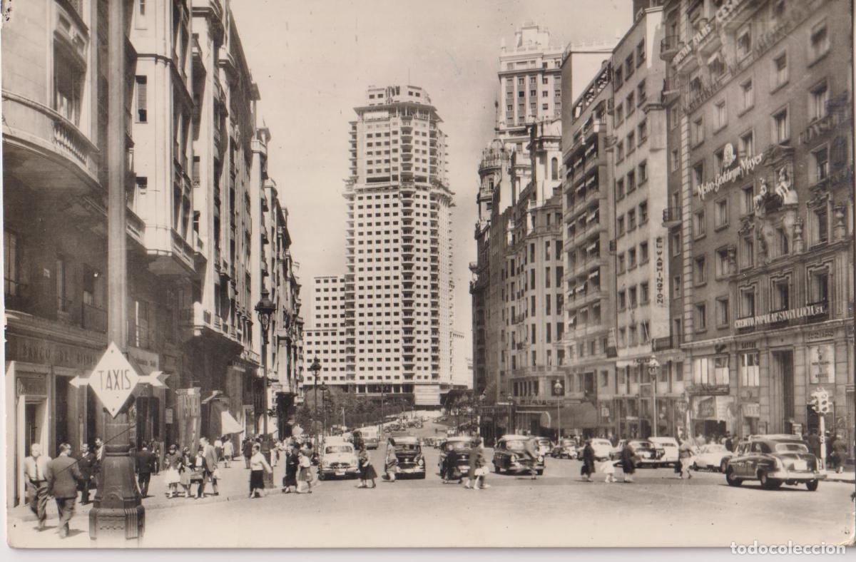 Postales: MADRID, AVENIDA DE JOSE ANTONIO - HELIOTIPIA ART&Iacute;STICA ESPA&Ntilde;OLA N&ordm;78 - S/C