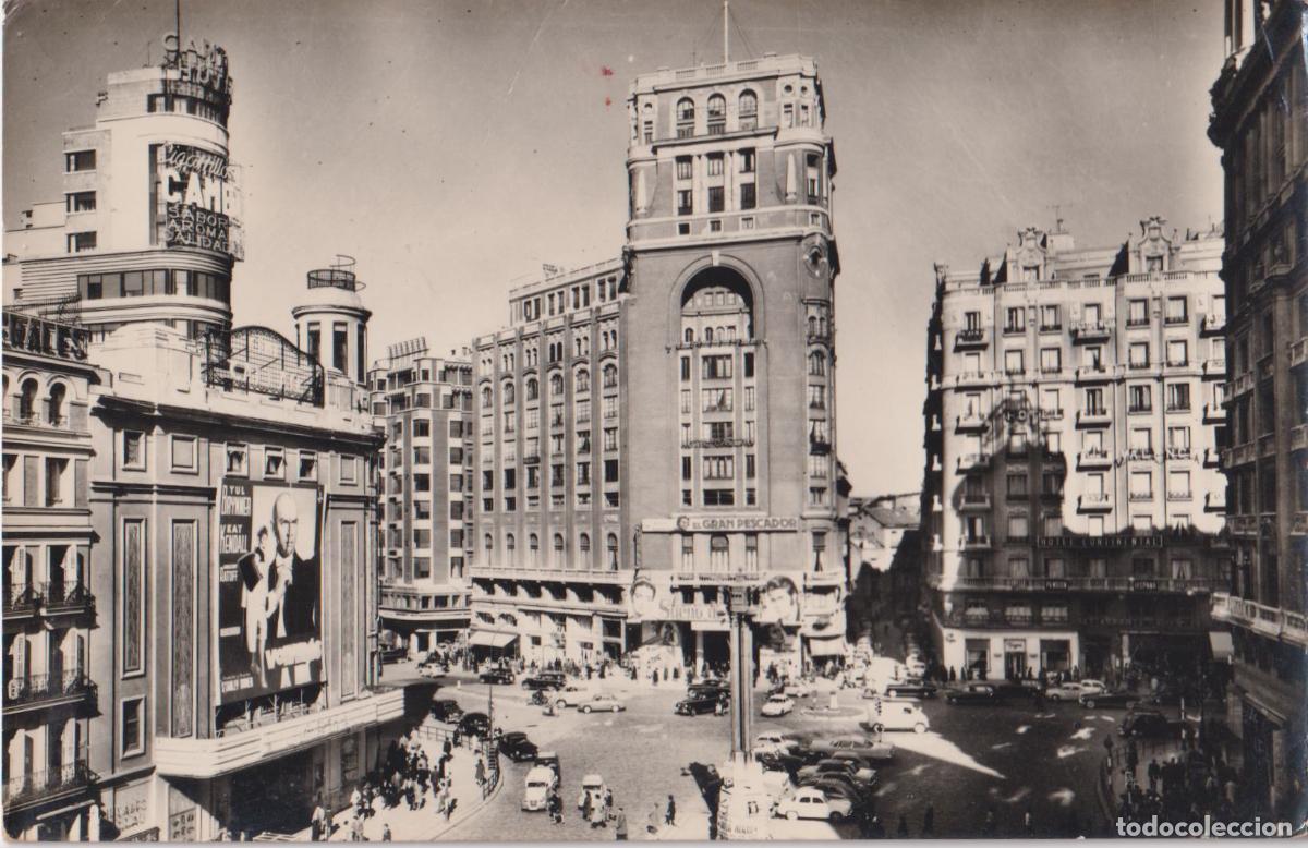 Postales: MADRID, PLAZA DEL CAUDILLO - HELIOTIPIA ART&Iacute;STICA ESPA&Ntilde;OLA N&ordm;35 - S/C
