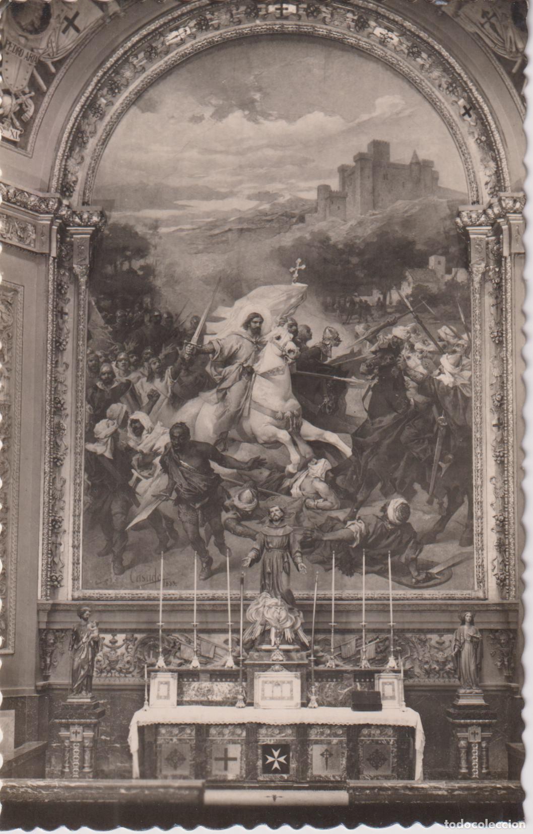 Postales: MADRID, IGLESIA S,FRCO,EL GRANDE, BATALLA DE CLAVIJO - FOTO GARCIA GARRABELLA N&ordm;139 - S/C