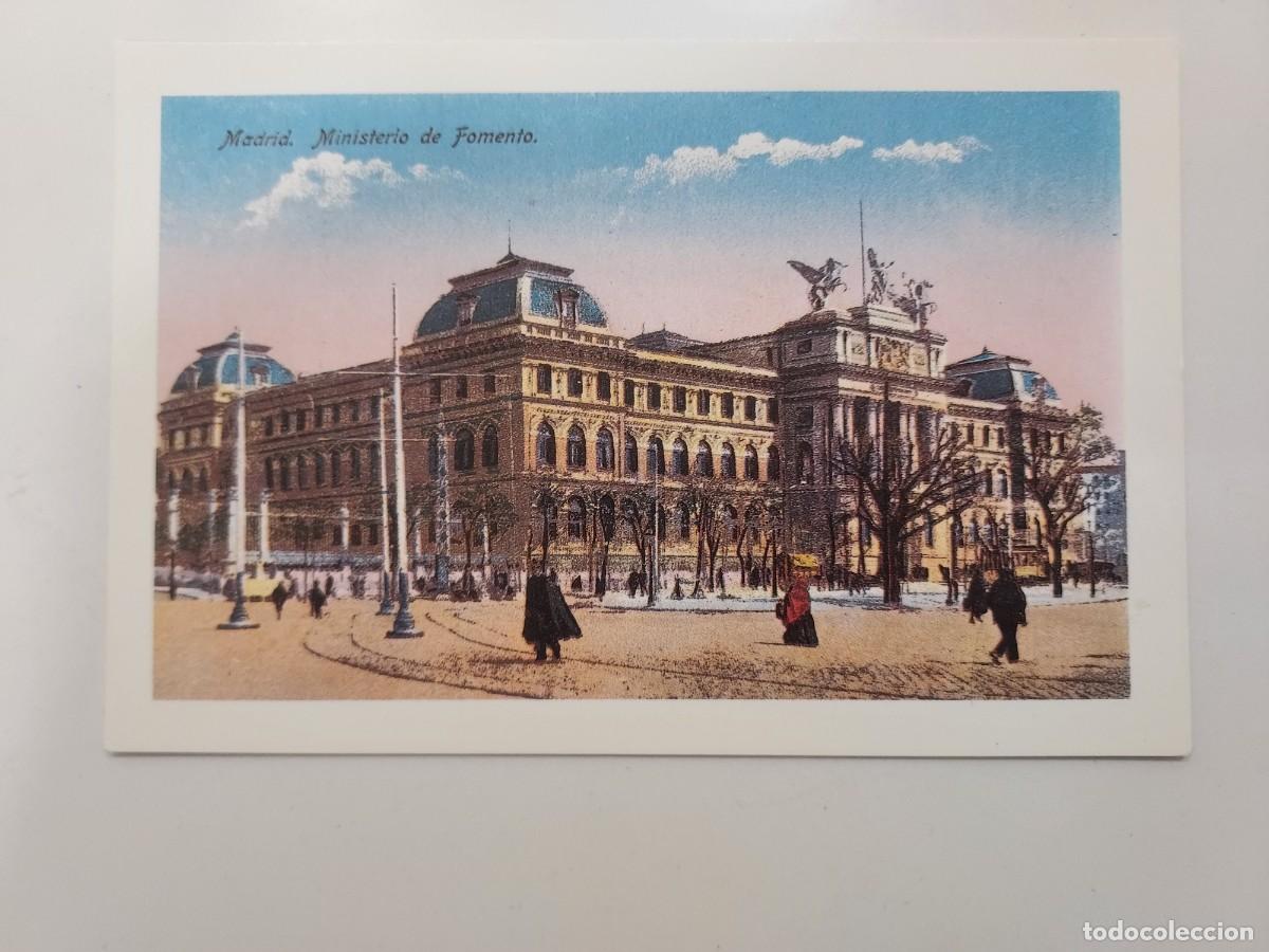Postales: POSTAL MADRID MINISTERIO DE FOMENTO. SIN CIRCULAR. REPRODUCCION MODERNA ARTES GRAFICAS MUNICIPALES