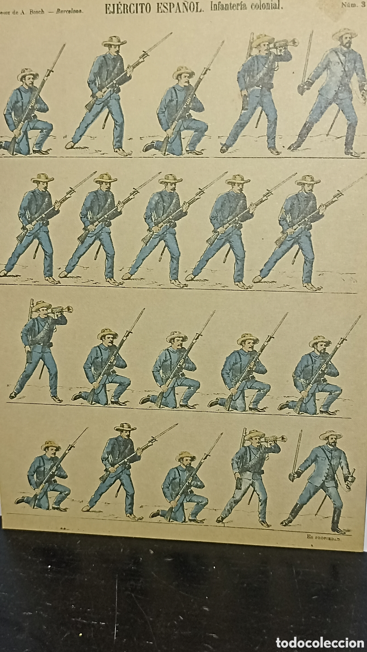 Postales: MINT!! Ej&eacute;rcito espa&ntilde;ol infanter&iacute;a colonial