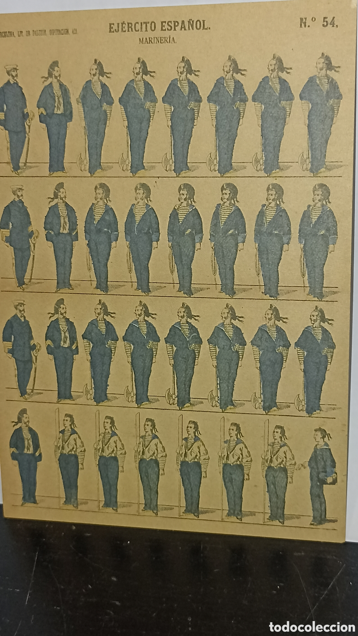 Postales: MINT!! Ej&eacute;rcito espa&ntilde;ol mariner&iacute;a