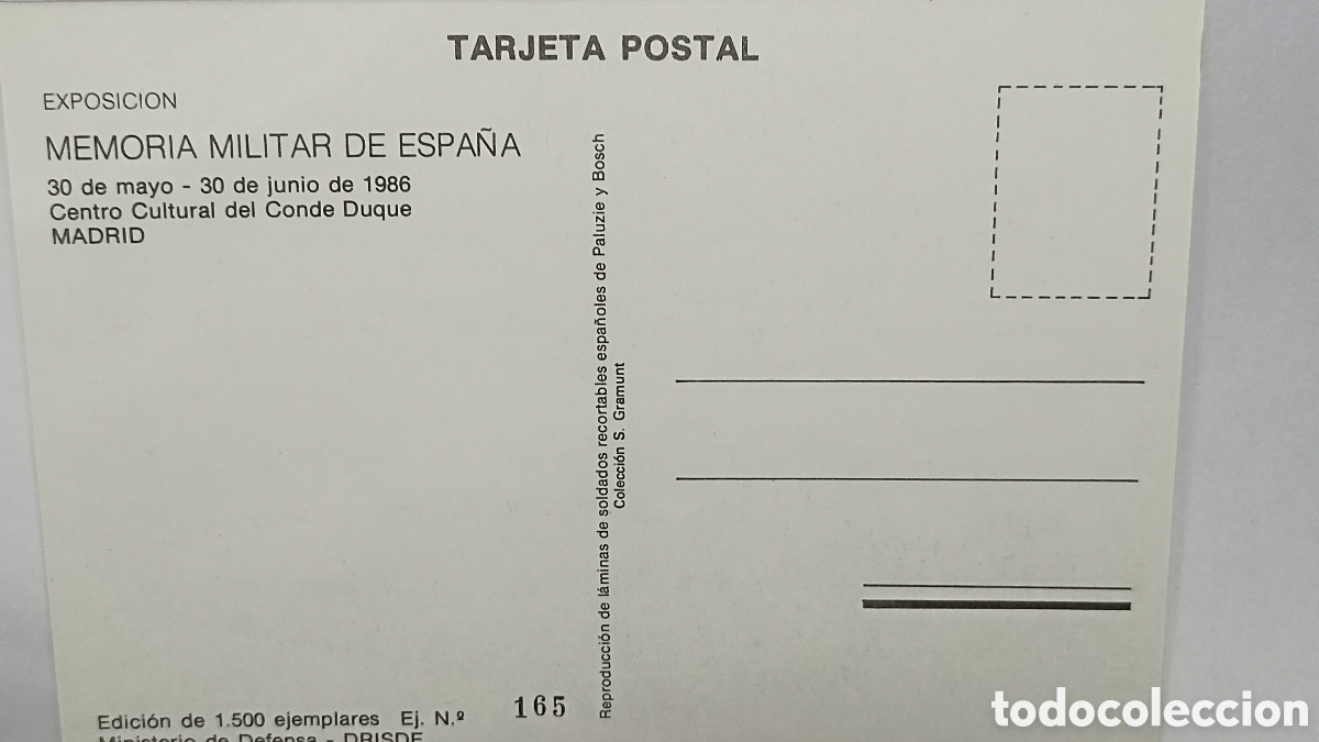 Postales: MINT!! Ej&eacute;rcito espa&ntilde;ol los cazadores - Foto 2