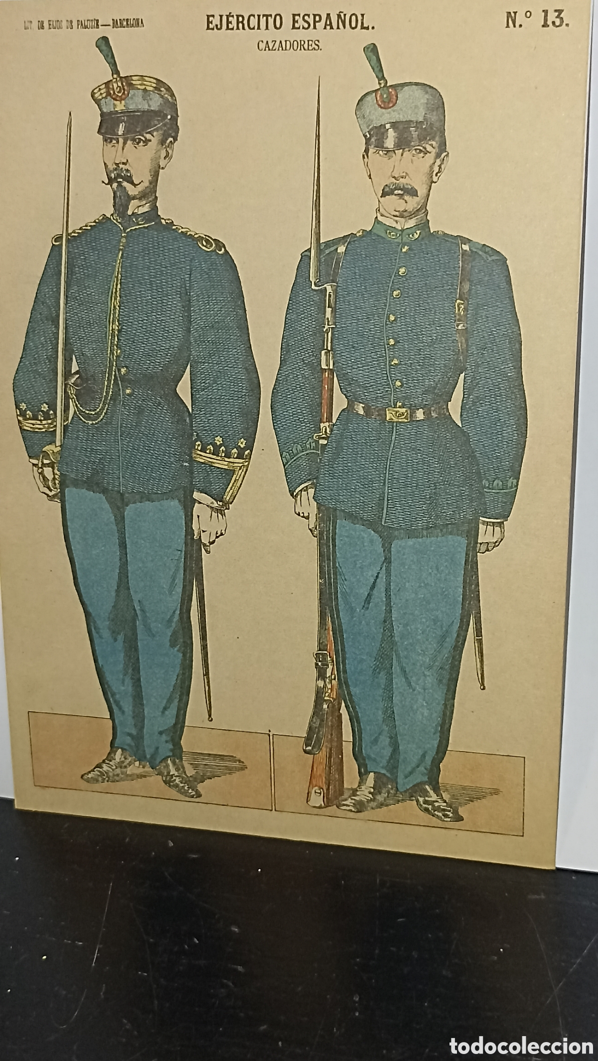 Postales: MINT!! Ej&eacute;rcito espa&ntilde;ol los cazadores