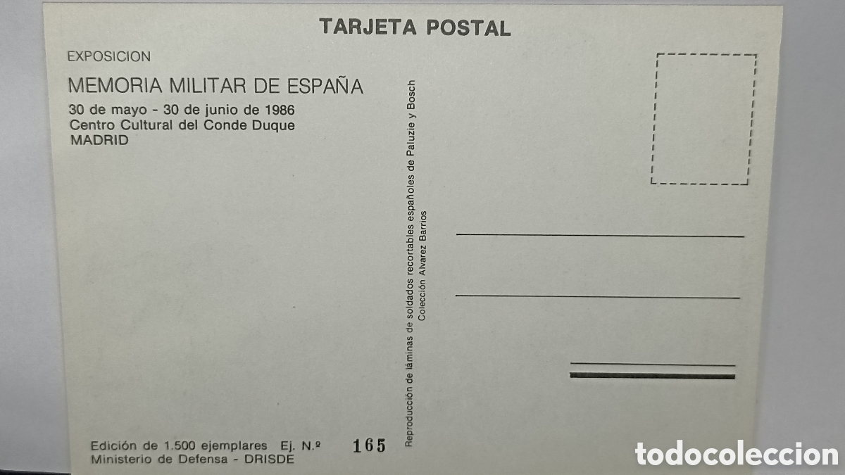 Postales: MINT ej&eacute;rcito espa&ntilde;ol cazadores - Foto 2