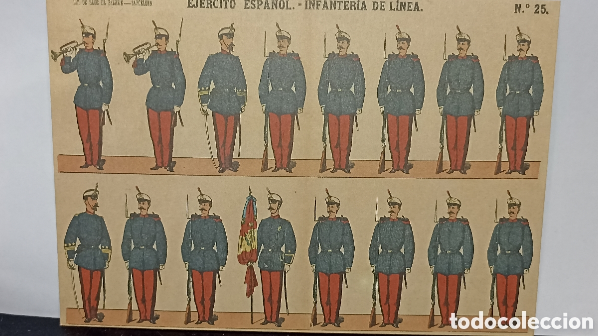 Postales: MINT!! El ej&eacute;rcito espa&ntilde;ol infanter&iacute;a de l&iacute;nea