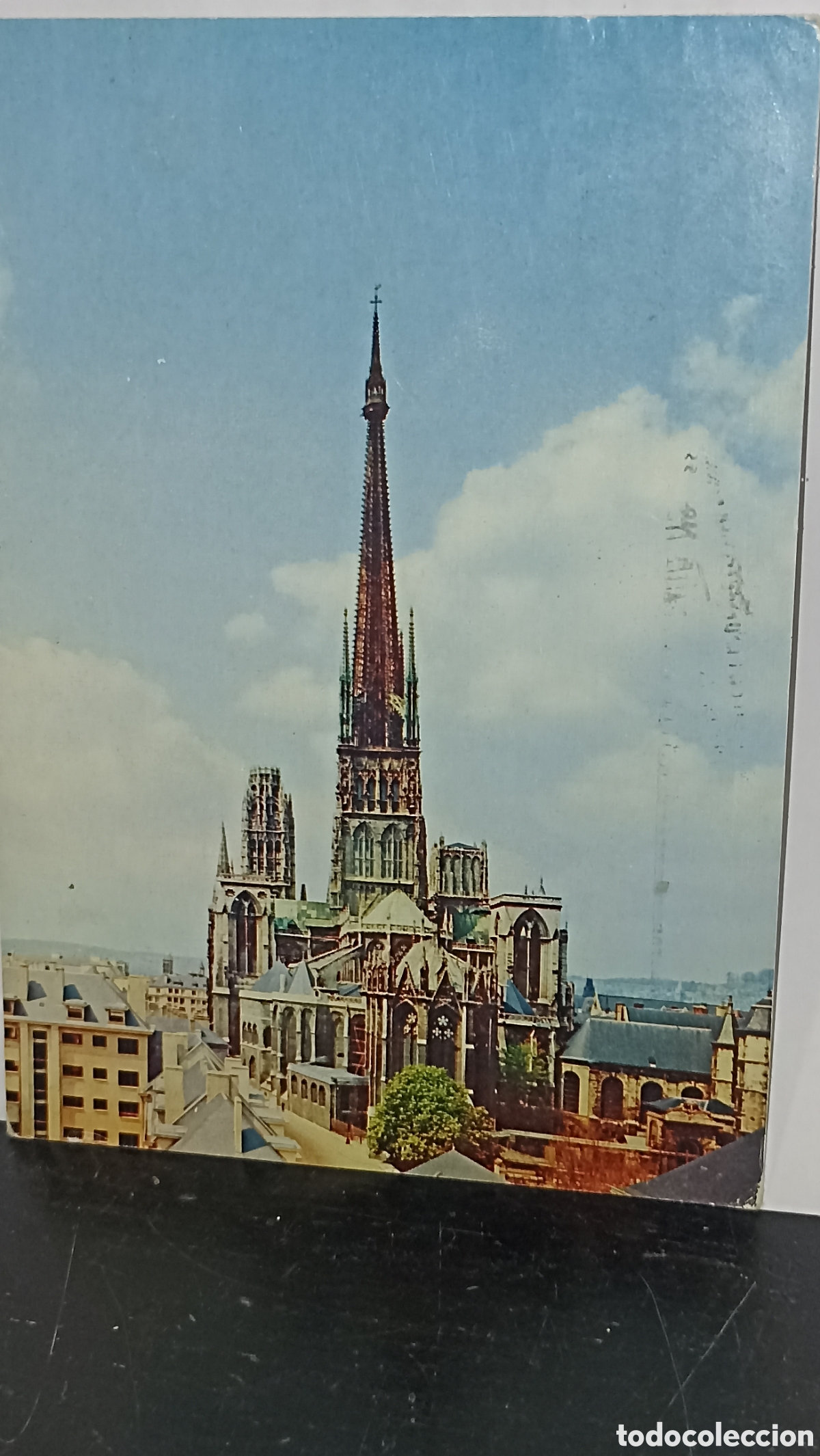 Postales: Un postal asado a&ntilde;os sesenta vintage con la promoci&oacute;n de farmacia