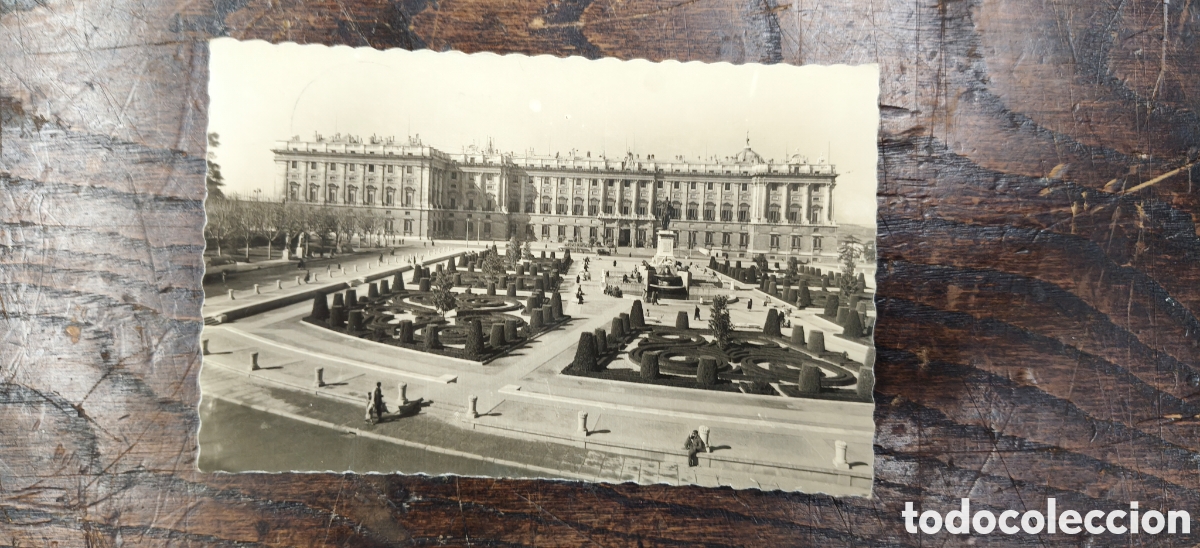 Postales: Postal Circulada Madrid 1960 A La Coru&ntilde;a - Plaza De Oriente Palacio Real - Ed. Garc&iacute;a Garrabella - M
