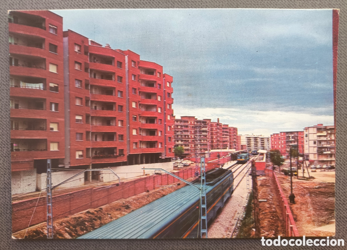 Postales: FERROCARRIL ALUCHE - MOSTOLES POSTAL A COLOR MADRID C. 1976
