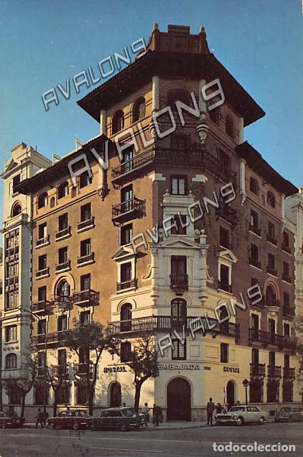Postales: Hostal Embajada (Madrid) - Sin Circular - 1967