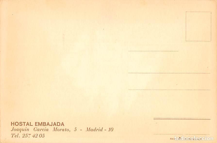 Postales: Hostal Embajada (Madrid) - Sin Circular - 1967 - Foto 3