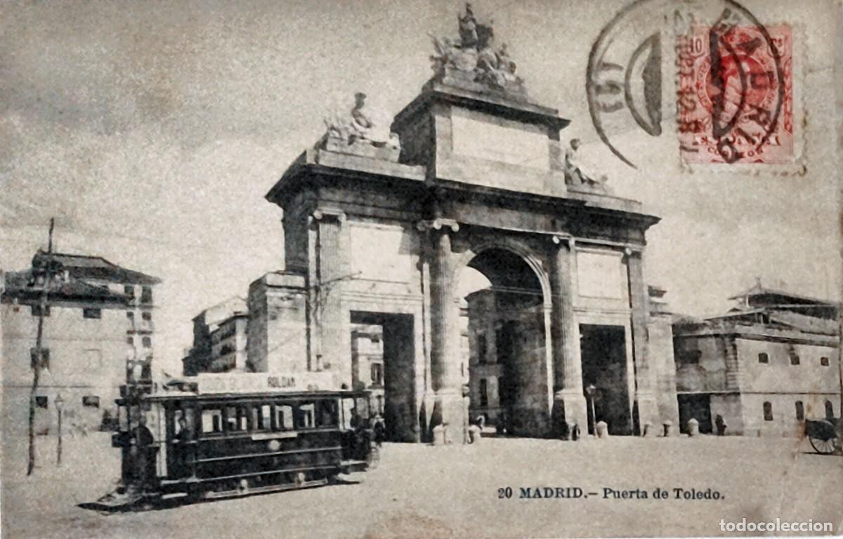 Postales: Postal antigua original &ndash; Madrid, Plaza de la Independencia (Puerta de Alcal&aacute;)