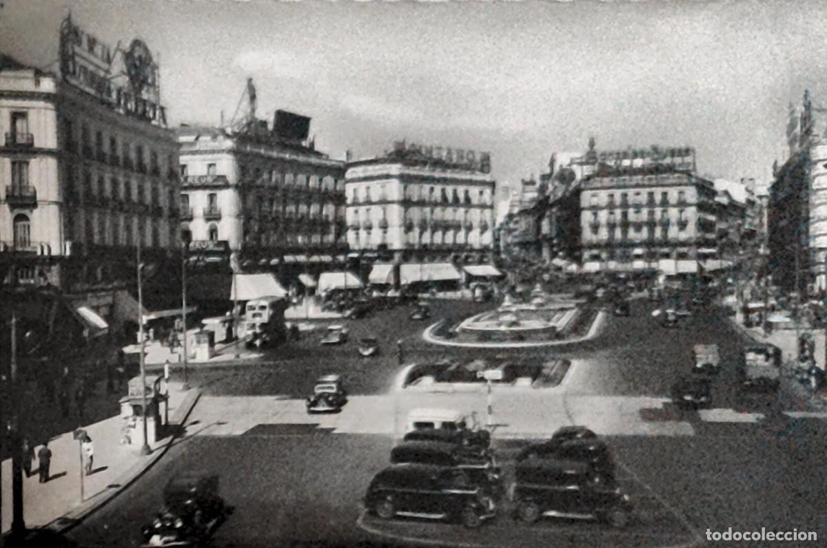 Postales: Postal antigua de Madrid &ndash; Puerta del Sol, una de las plazas m&aacute;s emblem&aacute;ticas de la capital