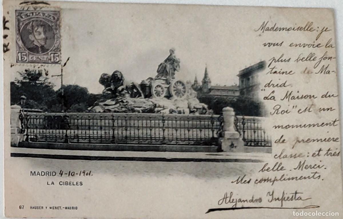 Postales: Postal antigua de Madrid &ndash; La Cibeles