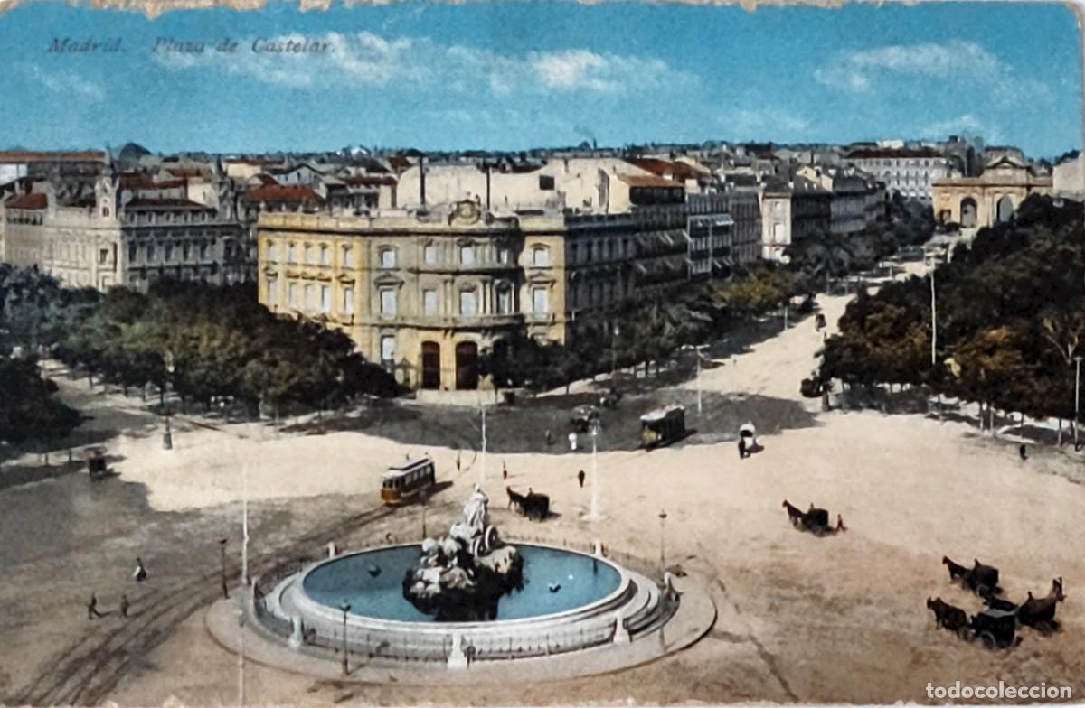 Postales: Postal antigua de Madrid &ndash; Plaza de Castelar