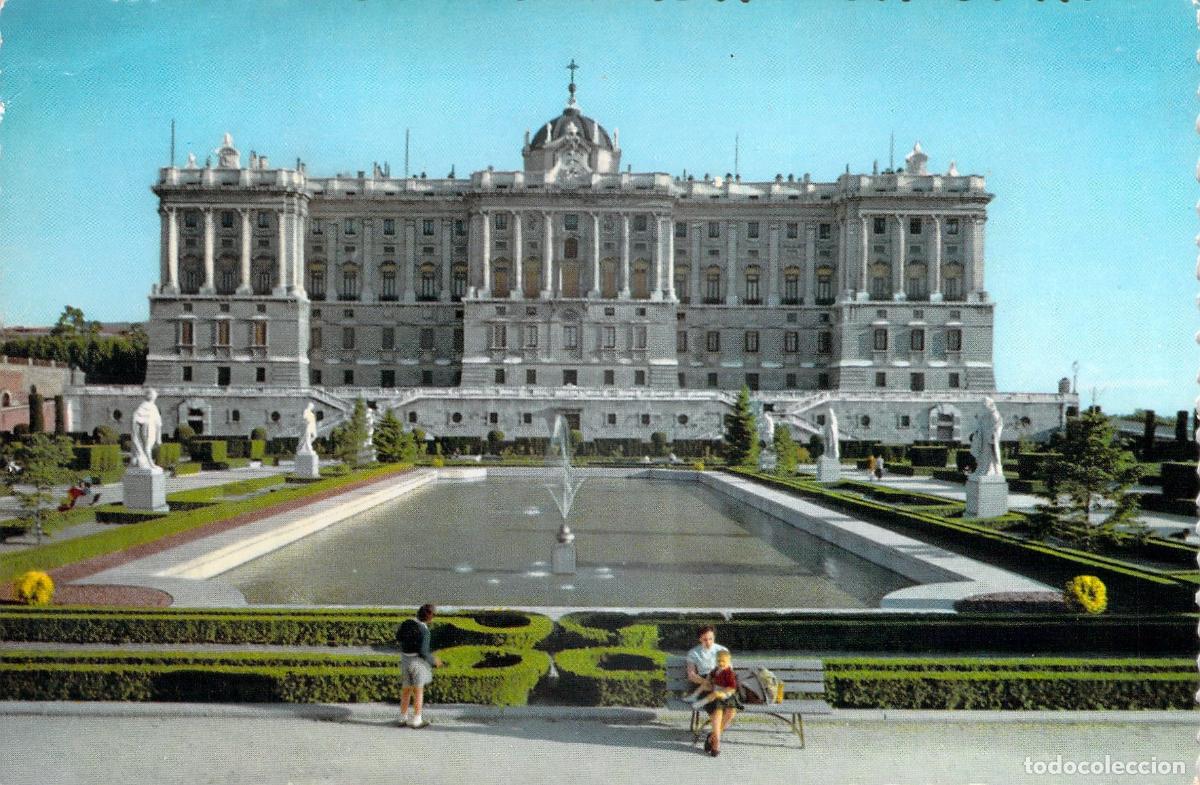 Postales: Postal de la Fachada Norte del Palacio Real de Madrid