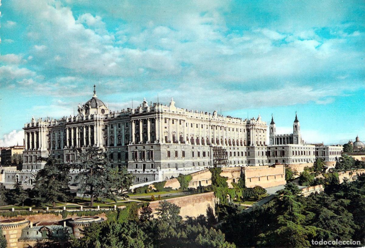 Postales: Postal del Palacio Real de Madrid Fachadas Norte y Oeste