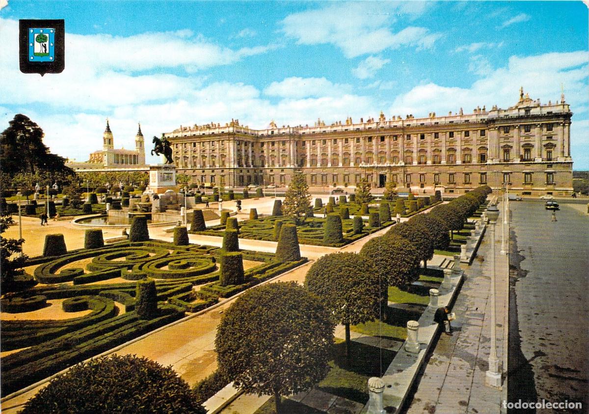 Postales: Postal del Palacio Real de Madrid Espa&ntilde;a