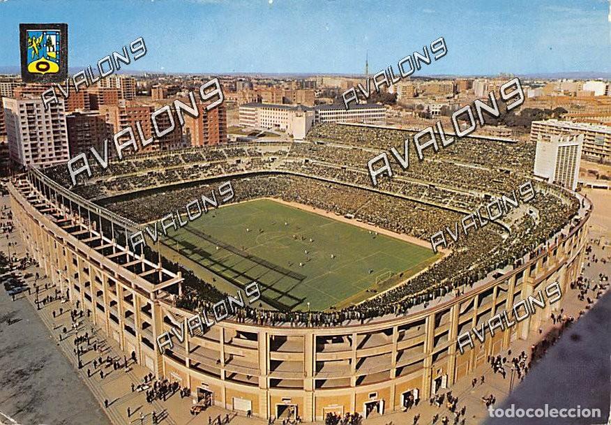 Postales: Estadio Santiago Bernabeu (Madrid) - Circulada con sello - 1967