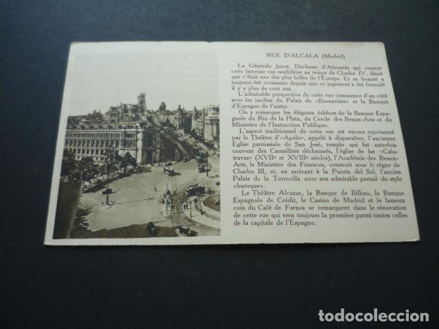 Postkarten: MADRID CALLE DE ALCALA POSTAL CON PUBLICIDAD ALMACENES SANTA BARBARA